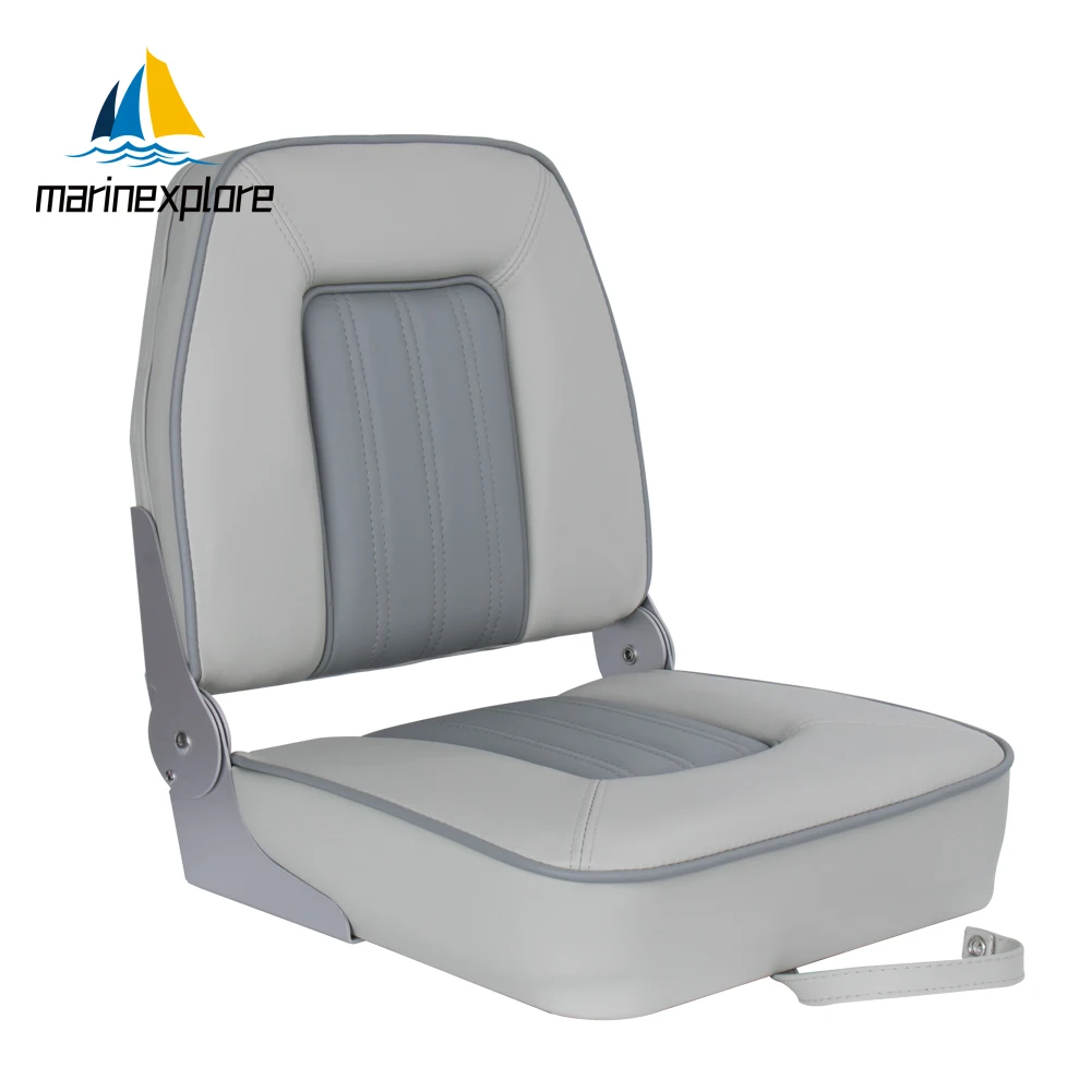 Asiento de pesca plegable – PVC duradero para barcos y lanchas
