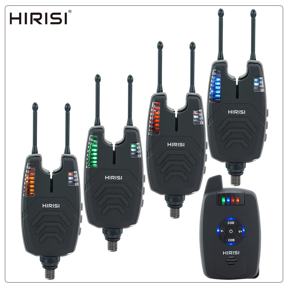 Set completo de alarmas inalámbricas Hirisi SX1 para pesca de carpas