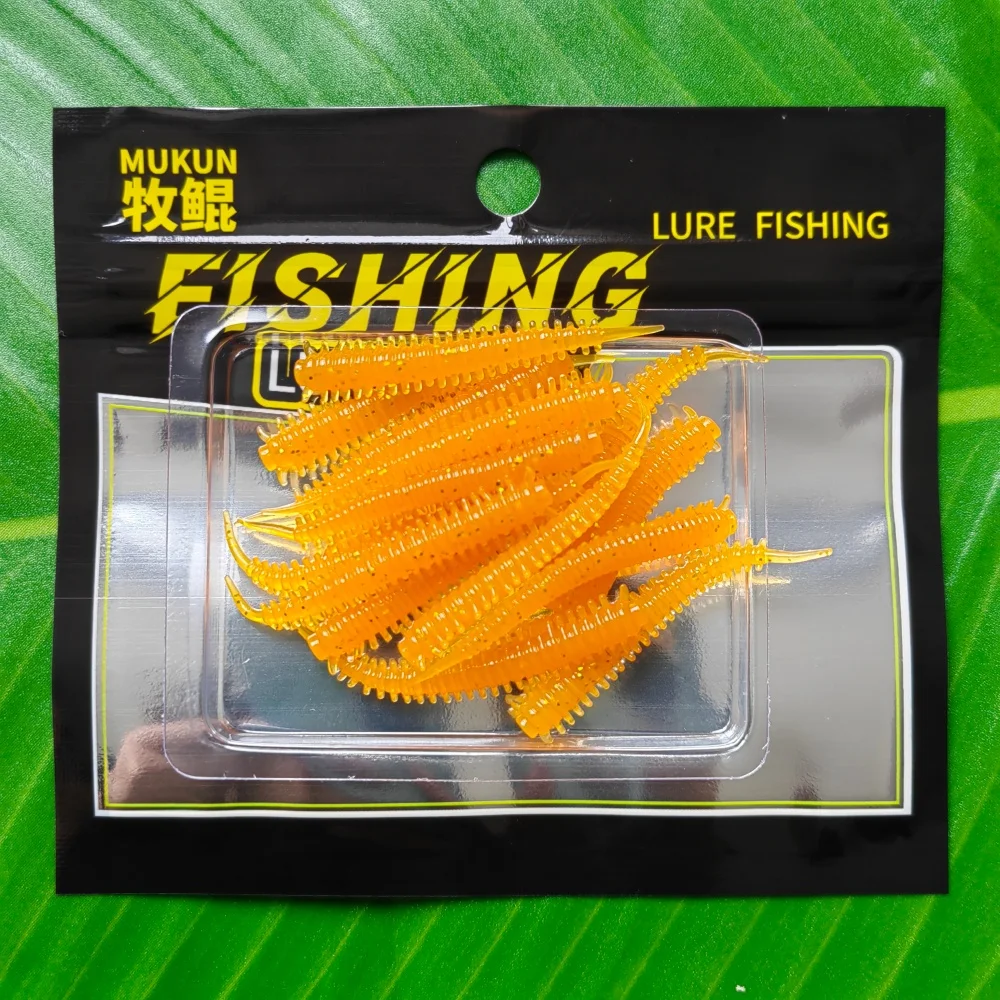 Swimbait MUKUN cola larva para lubina y carpa