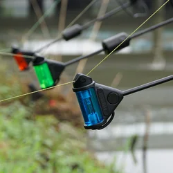 Alarma de pesca Hirisi con indicador LED y base extraíble para picada