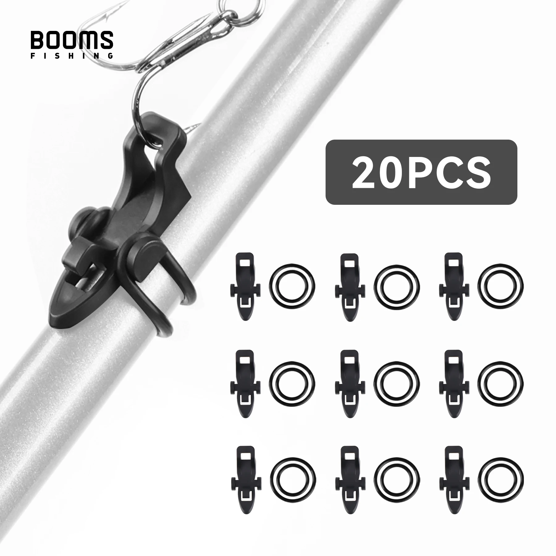 Booms Fishing HK1 Anillos de caucho para montaje de anzuelos - imagen 3