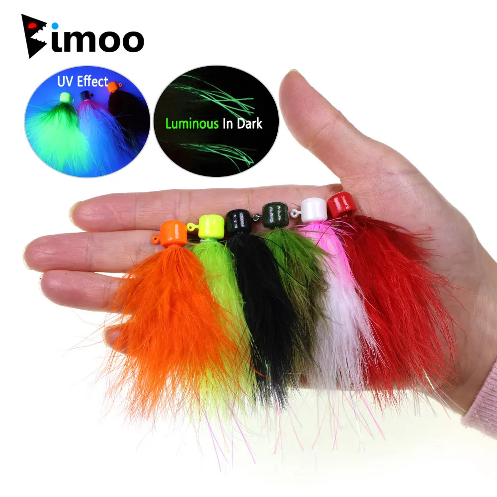 Señuelo plantilla marabú gallo Hackle 0,21 oz – trucha, perca, salmón