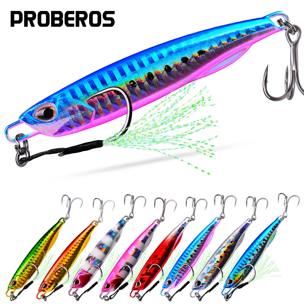 PROBEROS Jig Head con plomo para vinilo, dulce y salada - imagen 5