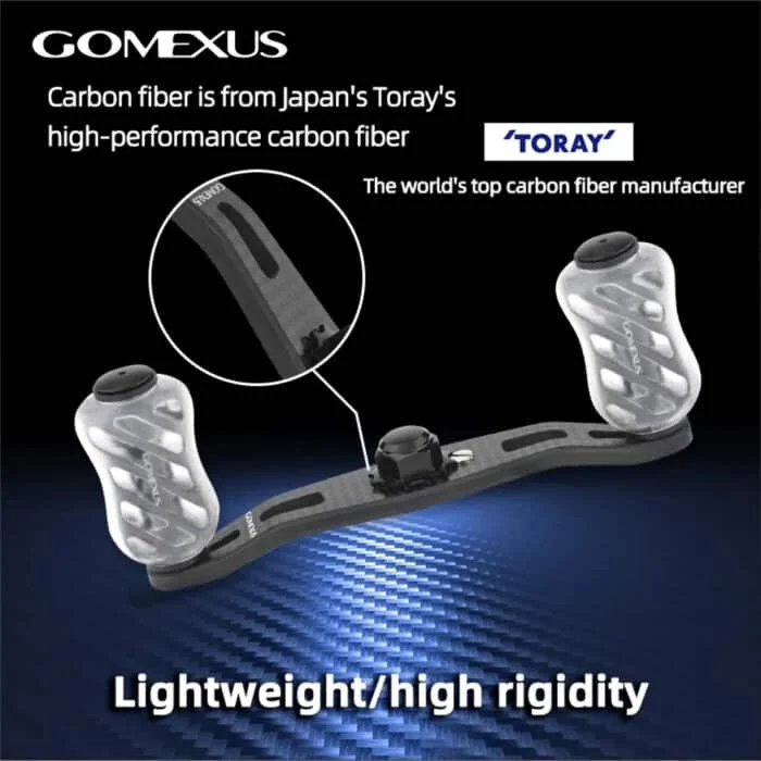 Manivela de carbono Gomexus para Shimano Bantam Metanium, Steez