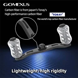 Manivela de carbono Gomexus para Shimano Bantam Metanium, Steez
