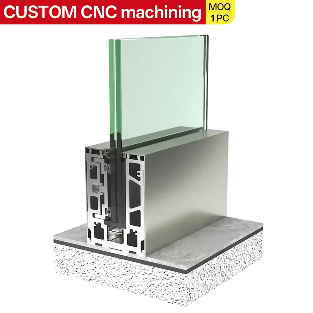 Mecanizado CNC en aluminio ranurado: fresado y corte de perfiles
