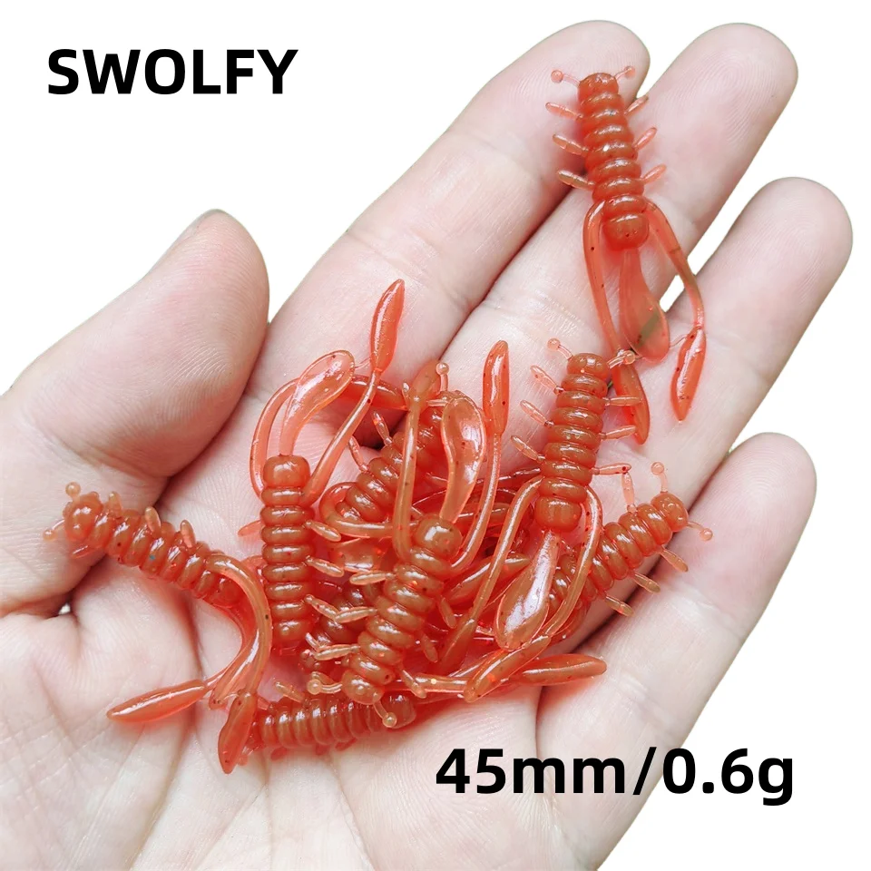 Señuelo Soft Swimbait TPE 45 mm – 0,6 g para bass y carpa - imagen 2
