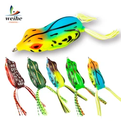 Señuelo rana WEIHE flotante suave para pesca de lubina