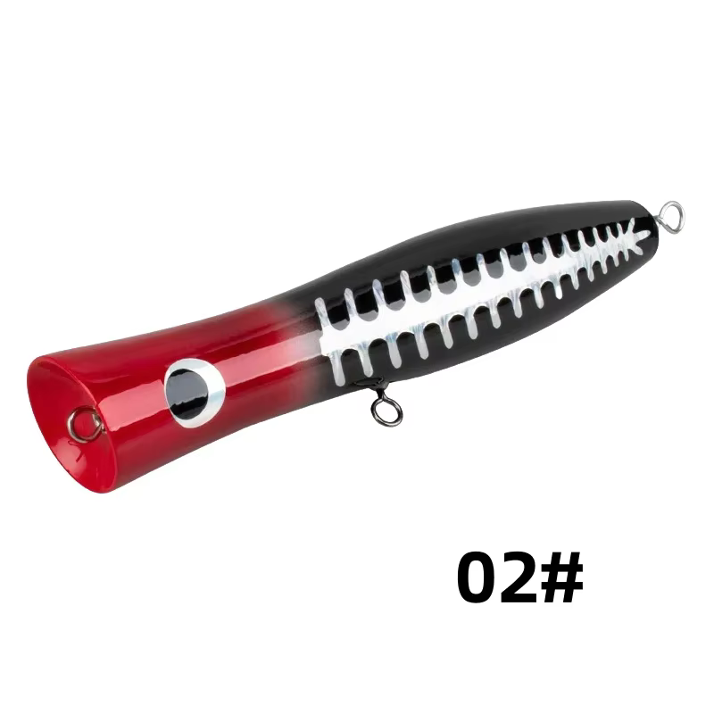 Popper MUKUN Big Game – Señuelo topwater para trolling de altura - imagen 2