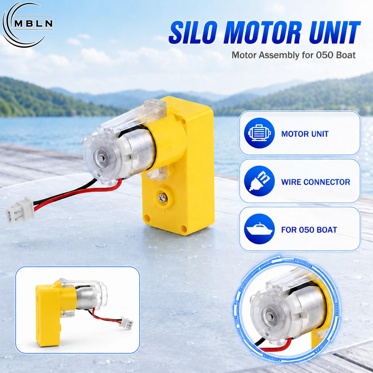 V050 Hélice con luz LED Visboot – conjunto original - imagen 4