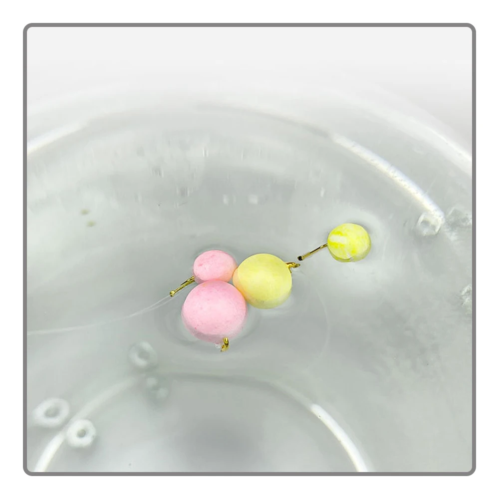 Paleta de colores del cebo flotante