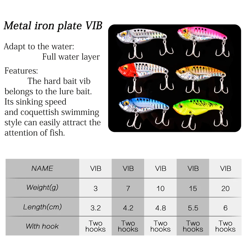 Vib Señuelo de Vibración para Lubina, Perca y Lucio - imagen 3