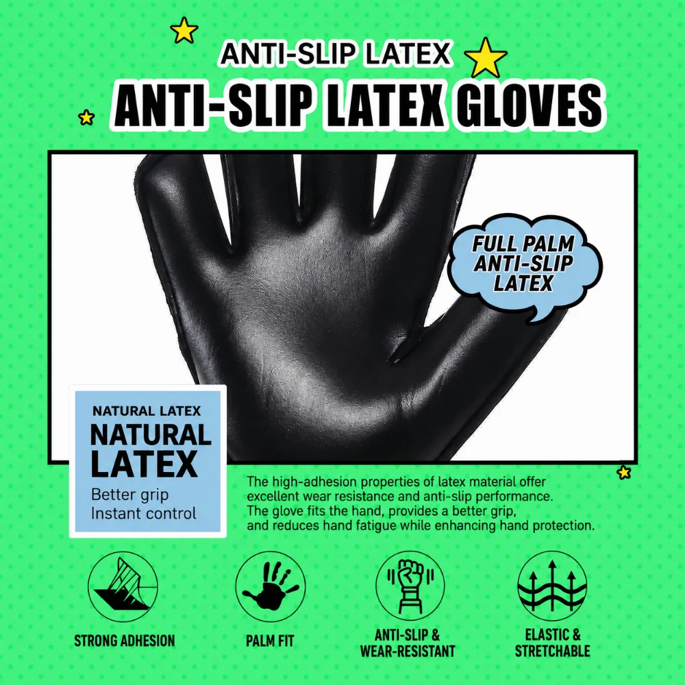 Guantes de portero niño de látex grueso antideslizantes anticolisión - imagen 3