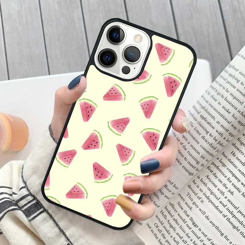 Funda frutal para iPhone con diseño Wassermelone, Ananas y Erdbeere