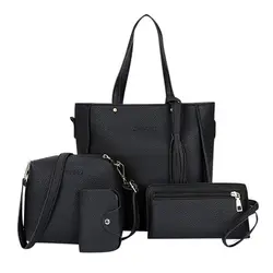 Bolsos de cuero cruzados portátiles de hombro estilo moderno