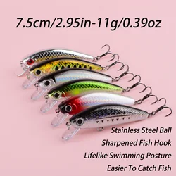 Jerkbait minnow de impulso magnético para lucio y carpa