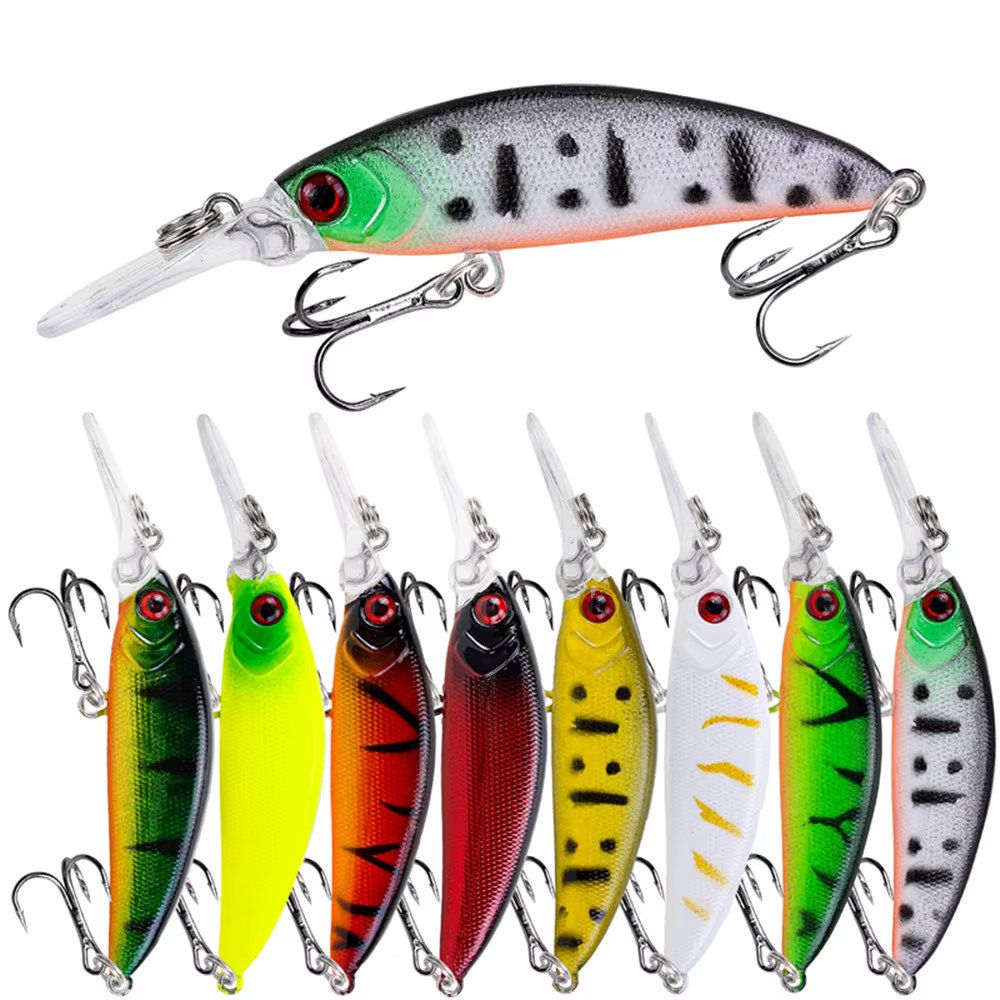 Señuelo jerkbait minnow de lengua larga para lubina - imagen 5