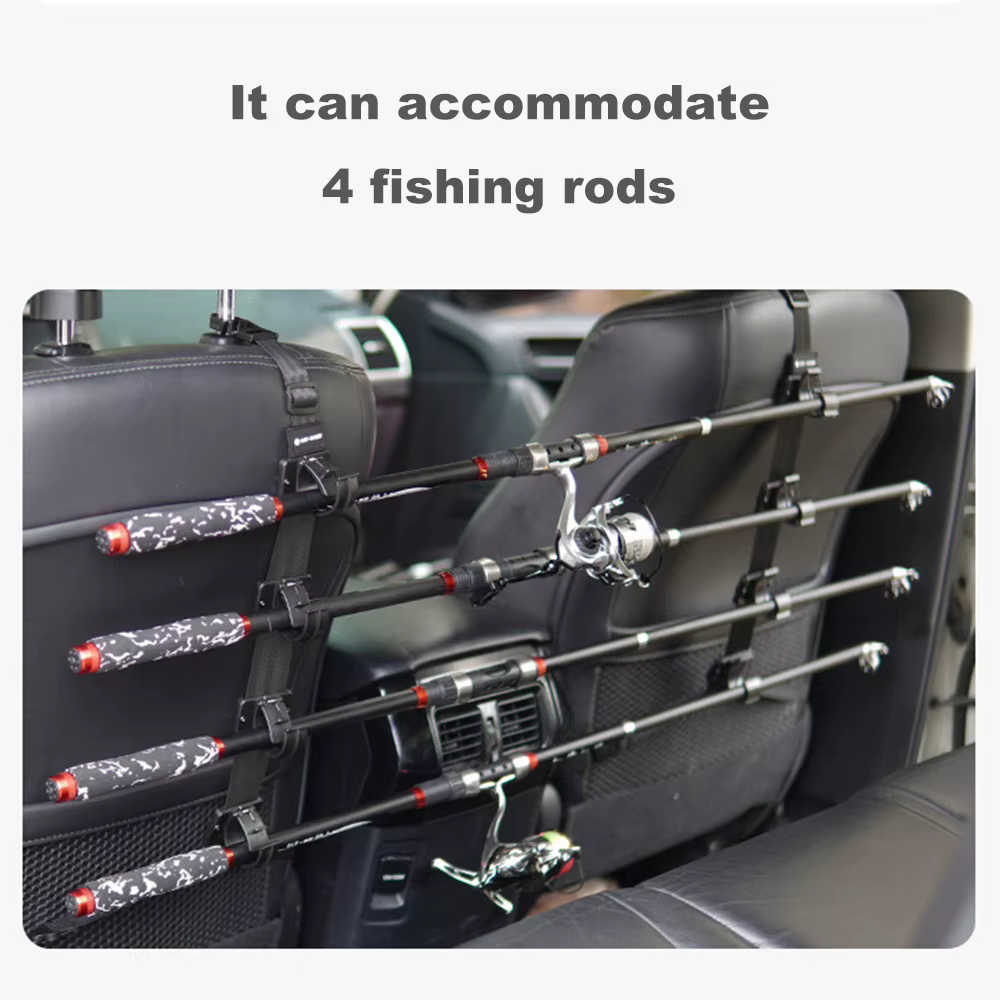 Portacañas ajustable con pinza para asiento de barco - imagen 3