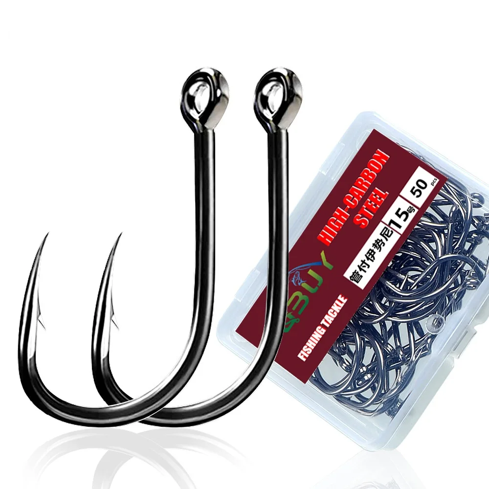 Pack de anzuelos fuertes para pesca en agua salada