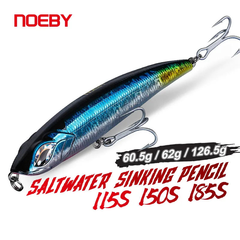 Señuelo Stickbait Noeby hundimiento lento para agua salada - imagen 4