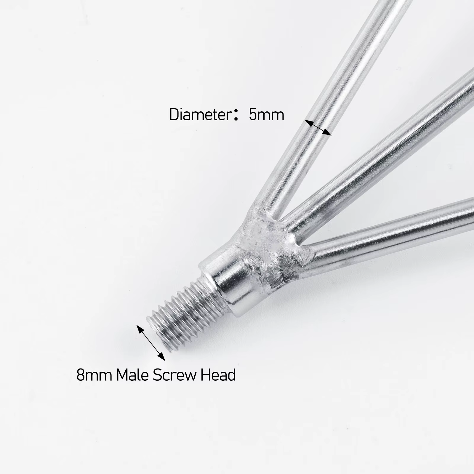 Gancho de acero inoxidable con sistema de tornillo – Especial agua salada - imagen 3