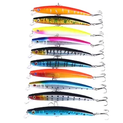 Señuelo Minnow para Pesca de Lubina y Lucio con Ojos 3D