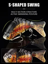 Set señuelos Minnow y crankbait blandos con caja para mar
