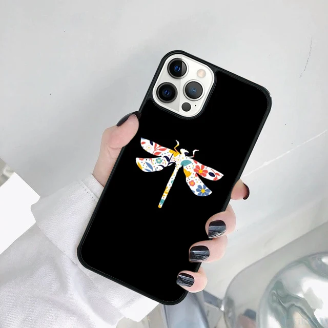 Funda Krajews con diseño de libélula para iPhone