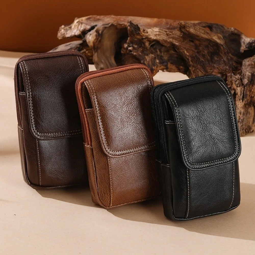 Bolso bandolera de cuero PU versátil con múltiples bolsillos - imagen 4
