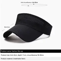 Gorra transpirable con protección UV ajustable para senderismo