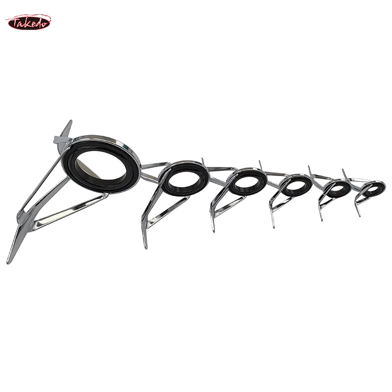 TAKEDO Kit reparación de cañas con anillas guía y ojos - imagen 5