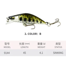 ALASICKA Mini Señuelo Duro para Pesca Blanca