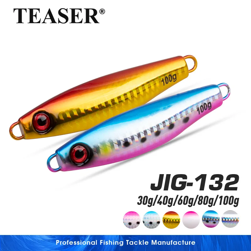 TEASER J132 Señuelo de jigging hundimiento UV para agua salada - imagen 2