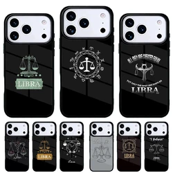 Funda suave Libra del zodiaco para iPhone