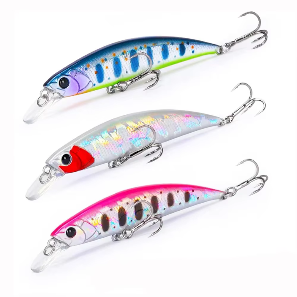Señuelo Minnow 70 mm de Hundimiento Lento para Trucha y Lubina - imagen 2