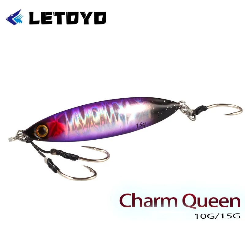 LETOYO Metal Jig Offshore con anzuelos para lucio y lucioperca - imagen 2