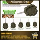Plomos de carpa craquelados insertables en tubo antienredos fondo - imagen 2