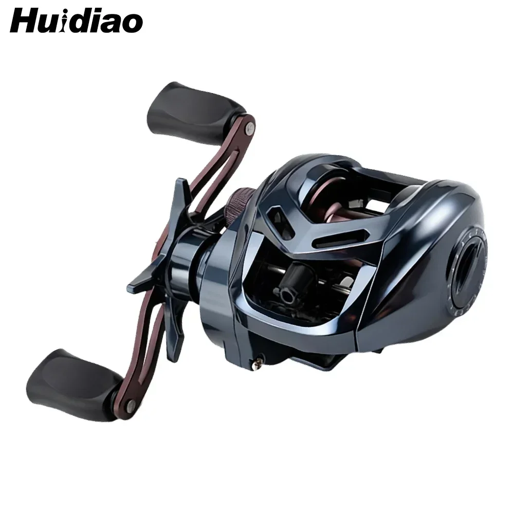 Carrete de baitcasting Huidiao perfil bajo con freno magnético - imagen 3