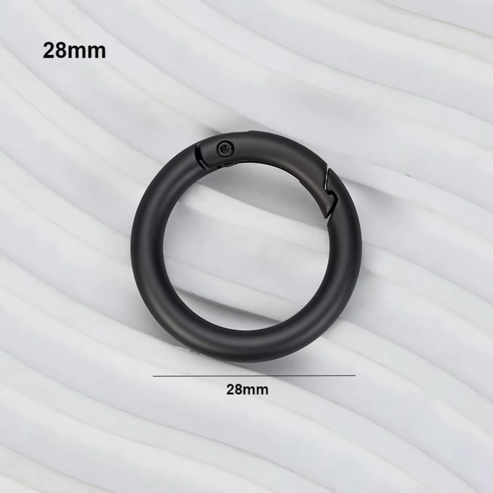 Mosquetones con Resorte y Anillo O – Aleación de Zinc, Multitamaños
