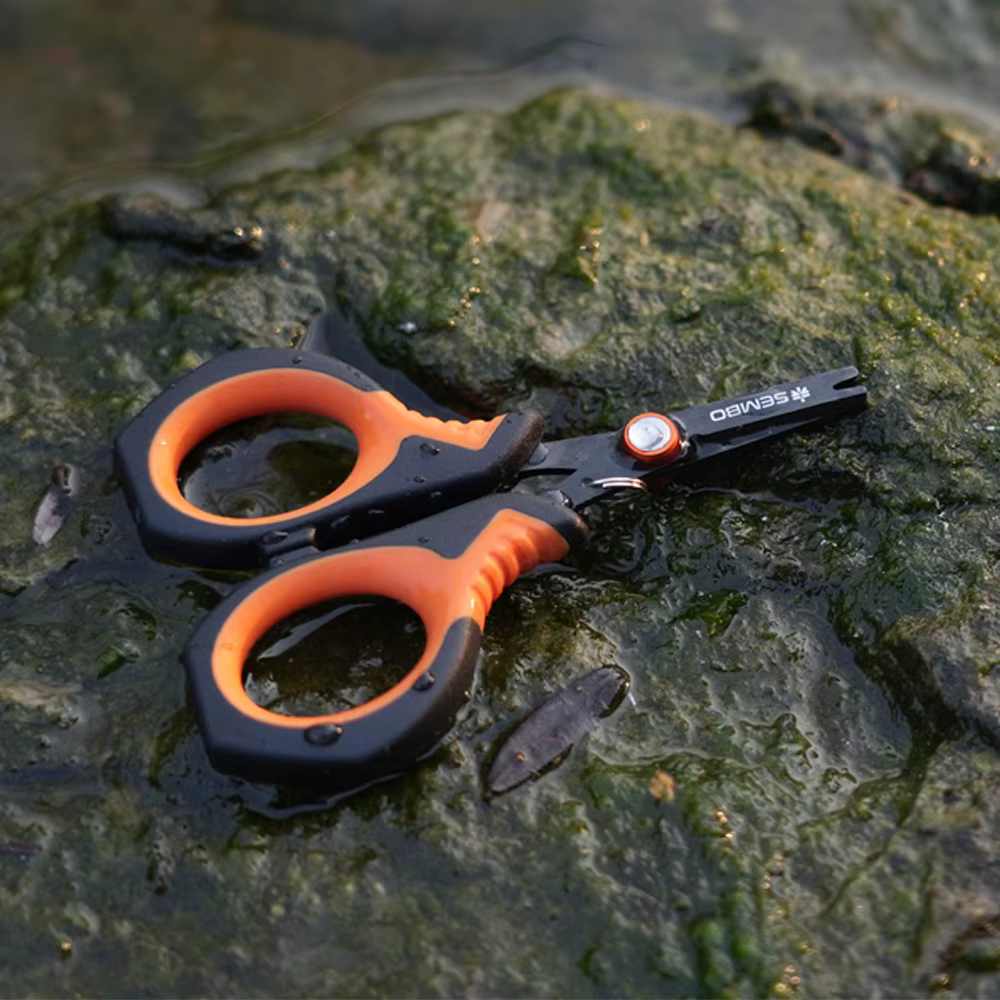 Zukibo Tijeras de Pesca 420J2 Titanio – Agarre antideslizante trenzado - imagen 5