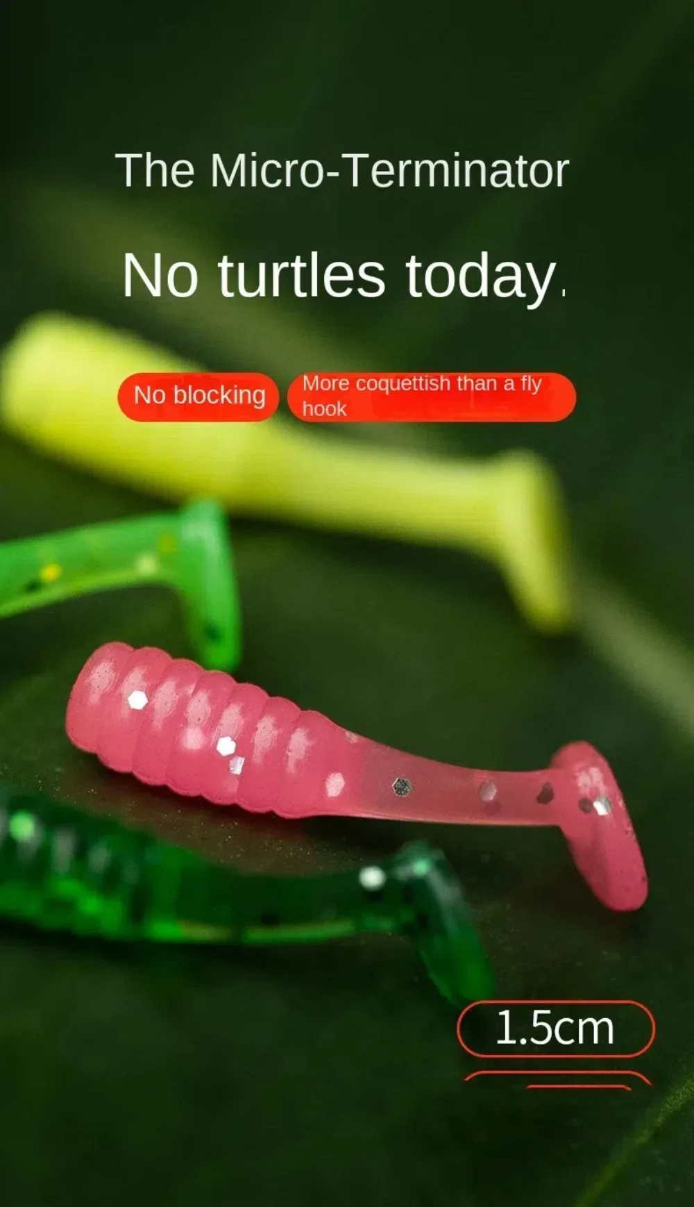 Detalle del señuelo tipo minnow