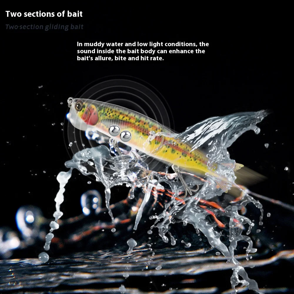 Predator Wobbler Minnow para lucio: señuelo articulado duro - imagen 5