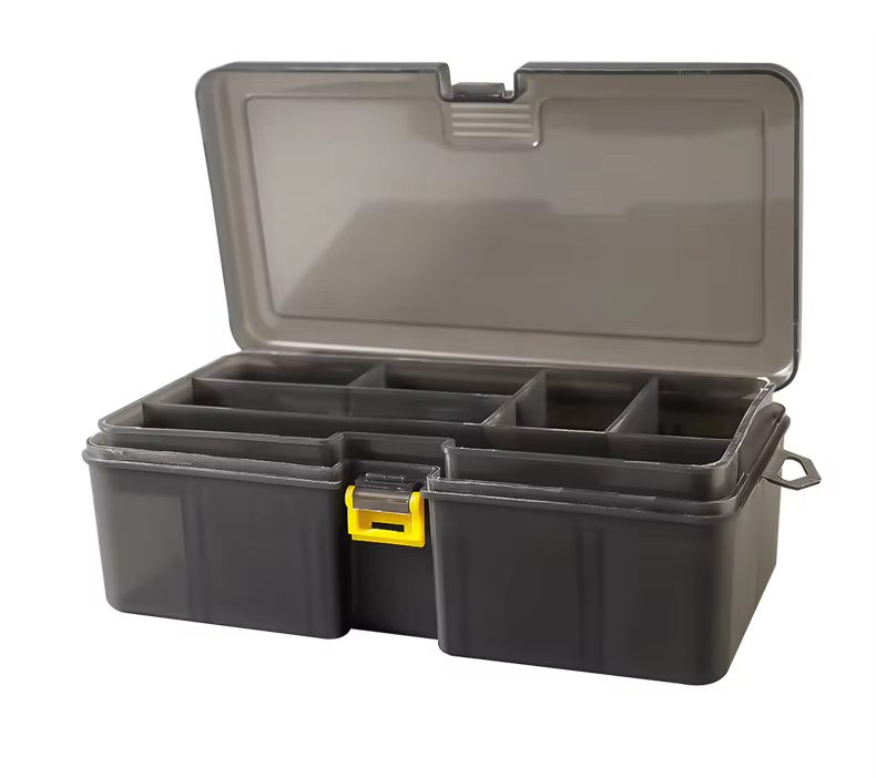 Caja de aparejos pesca doble capa gran capacidad para señuelos - imagen 3