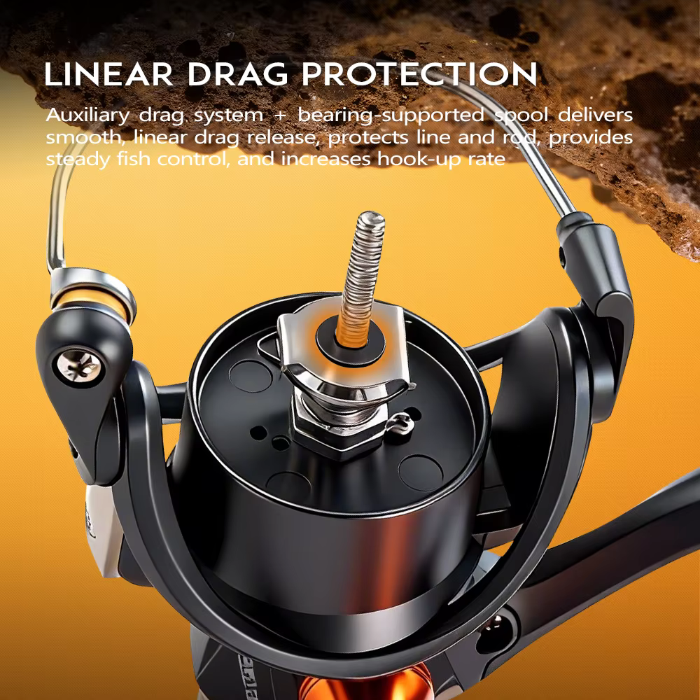 Carrete Giratorio Soloking LYRIDS – 15 kg Arrastre Ultra Suave - imagen 5