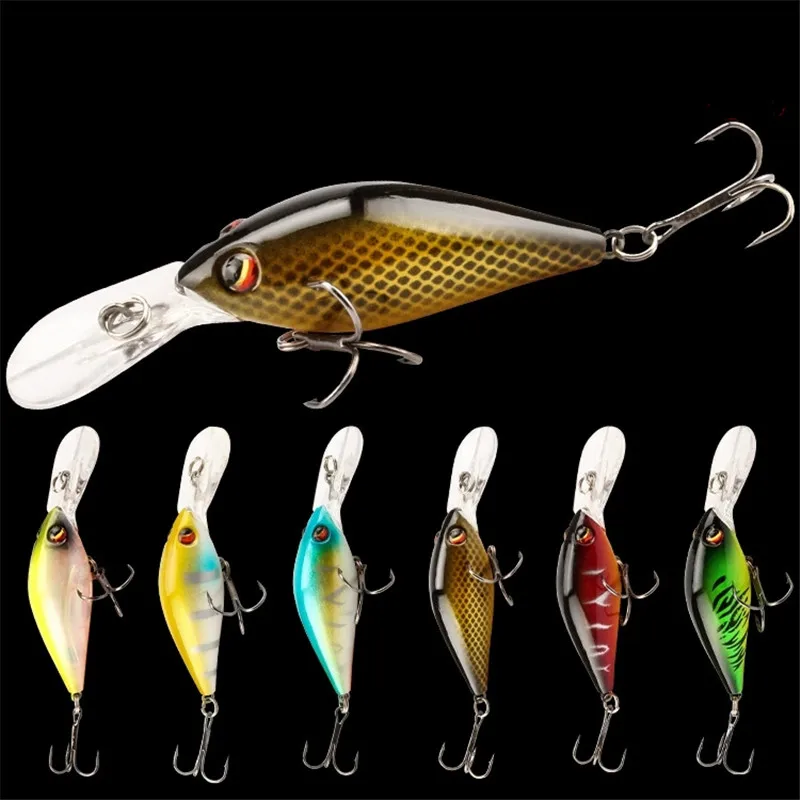 Crankbait flotante 8cm 8,5g para lubina – Señuelo profundo - imagen 2