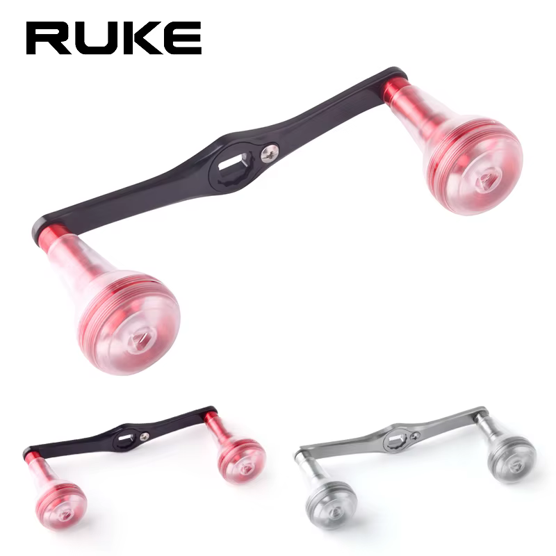 Manivela para carrete baitcasting RUKE aleación 7075, acrílico