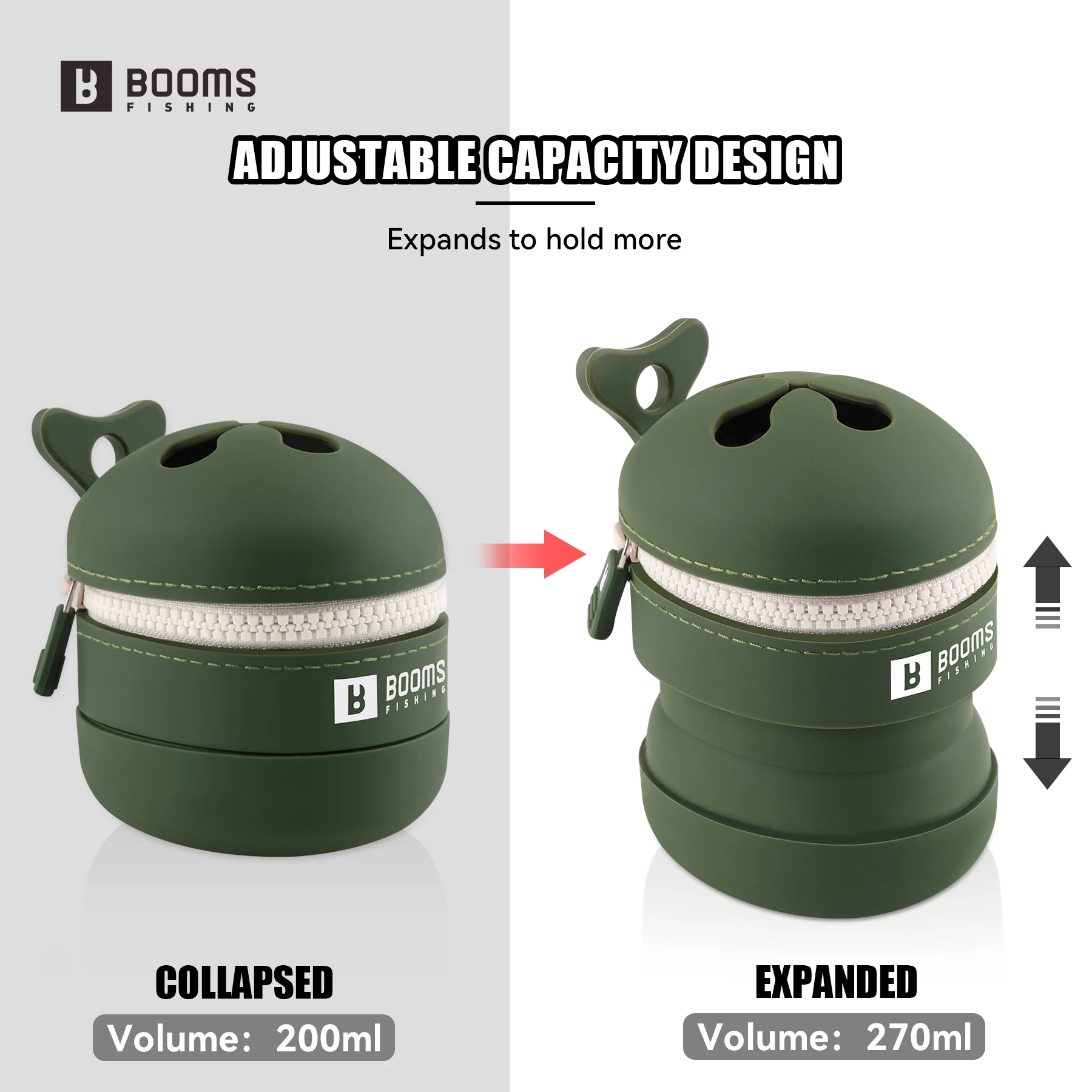 Recogedor residuos pesca Booms Fishing ST2 – Silicona retráctil - imagen 4