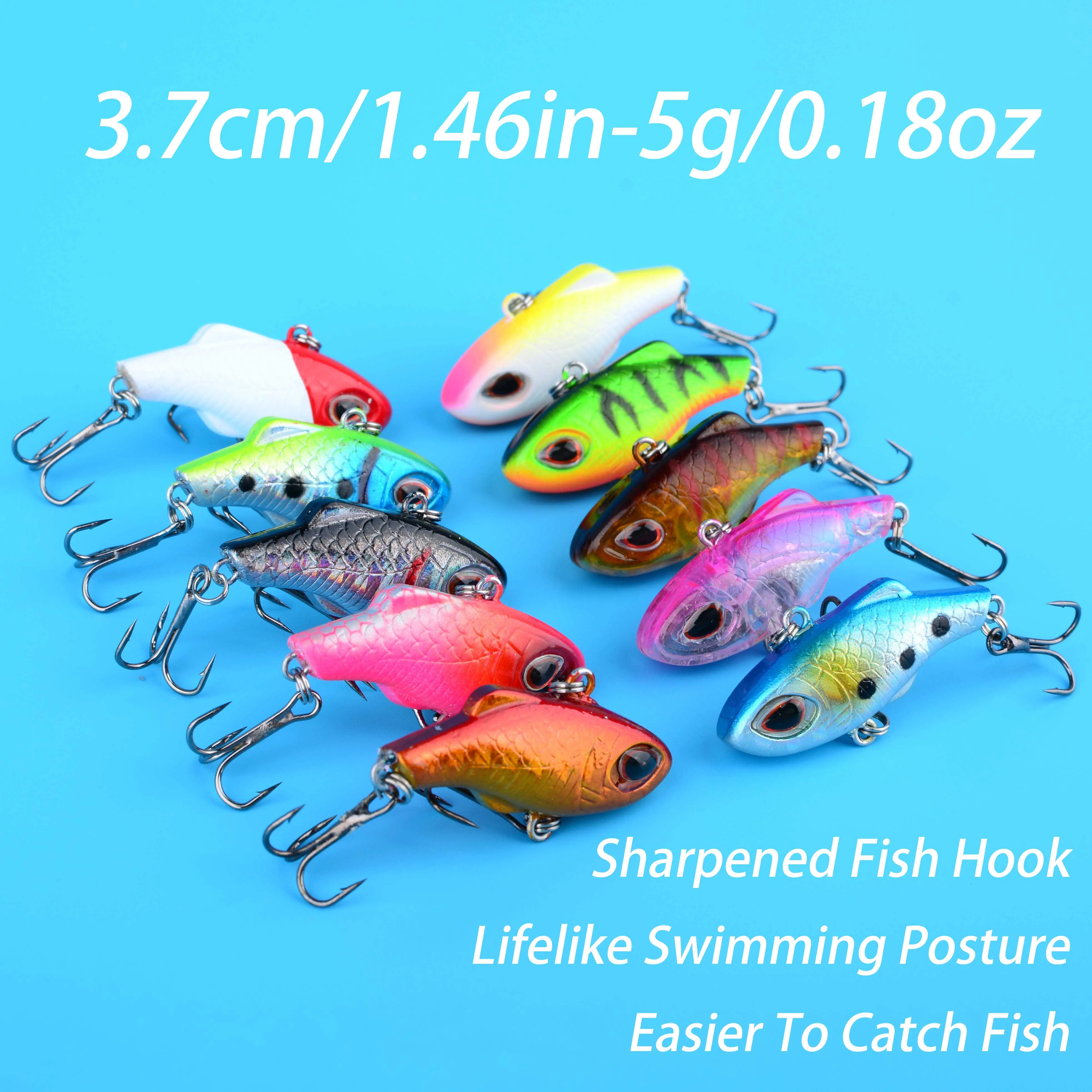 Señuelo Crankbait Wobbler en mano para apreciar su tamaño real