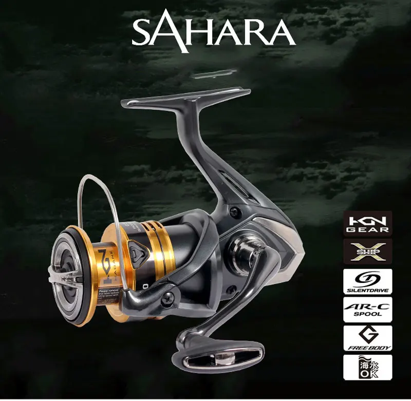 Carrete SHIMANO SAHARA con bobina metálica