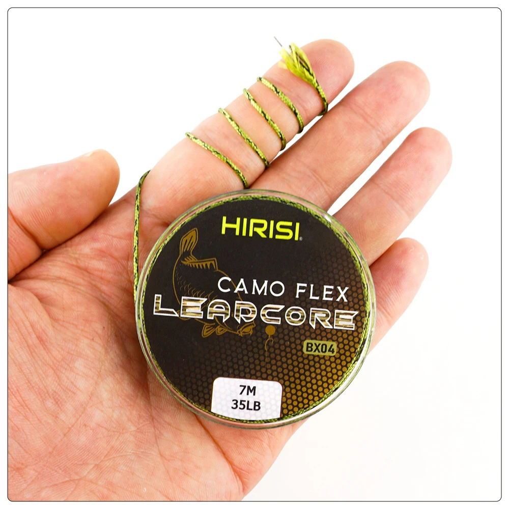 Leadcore Hirisi en acción de pesca
